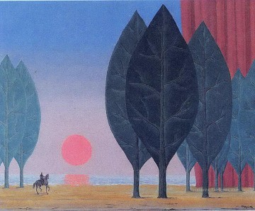  paimpont Pintura - bosque de paimpont 1963 René Magritte
